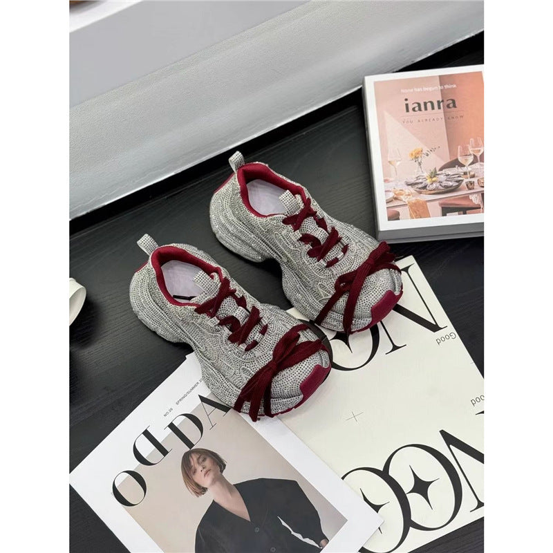 Damen Sculpted-Plateau Sneaker mit strukturiertem Mesh und ergonomischem Komfortfußbett Shop Nory