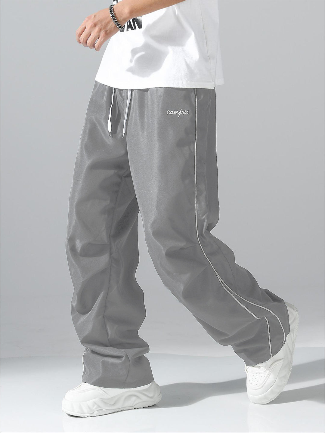 Herren Bequeme Freizeit- und Sporthose mit elastischem Bund und seitlichen Taschen Shop Nory