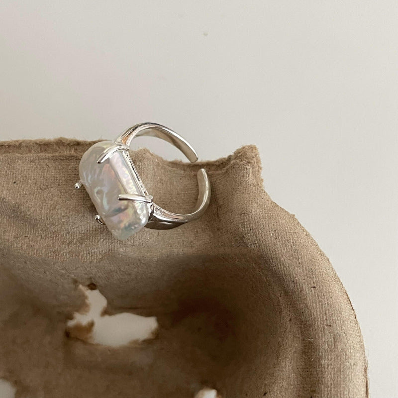 Damen Offener Ring mit kunstvollem Kettendesign Shop Nory