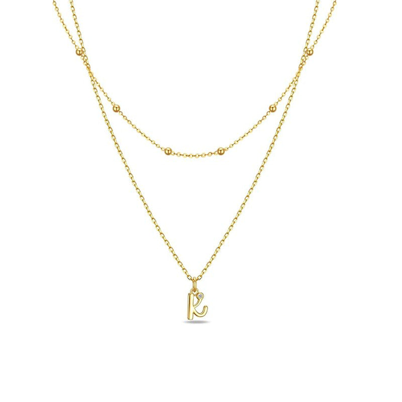 Damen Halskette mit mehrfarbigem Anhänger und filigranem Design Shop Nory