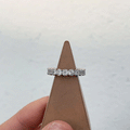 Damen Verführerischer Zirkonia Ring mit strahlendem Brillantschliff Shop Nory