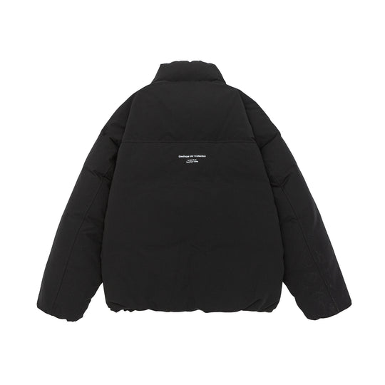 Damen Kurz geschnittene Oversize Steppjacke mit hohem Stehkragen und verdecktem Reißverschluss Shop Nory