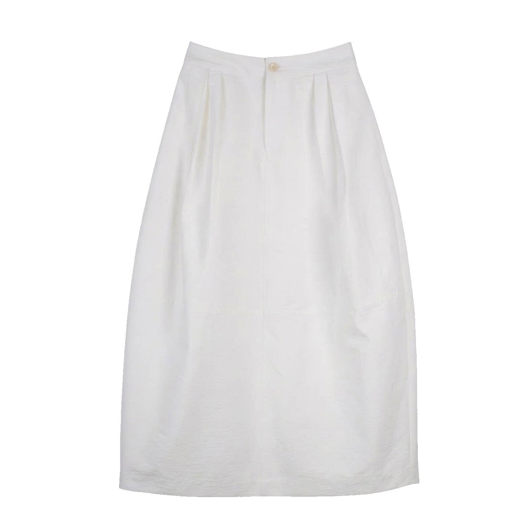 Damen Eleganter Midirock mit Falten Shop Nory