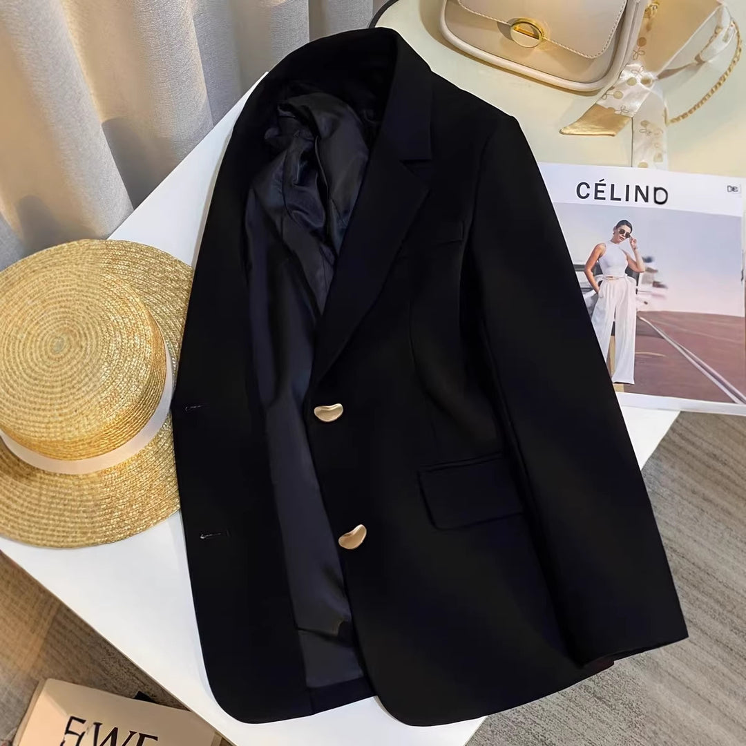 Damen Eleganter Blazer mit goldenen Details Shop Nory