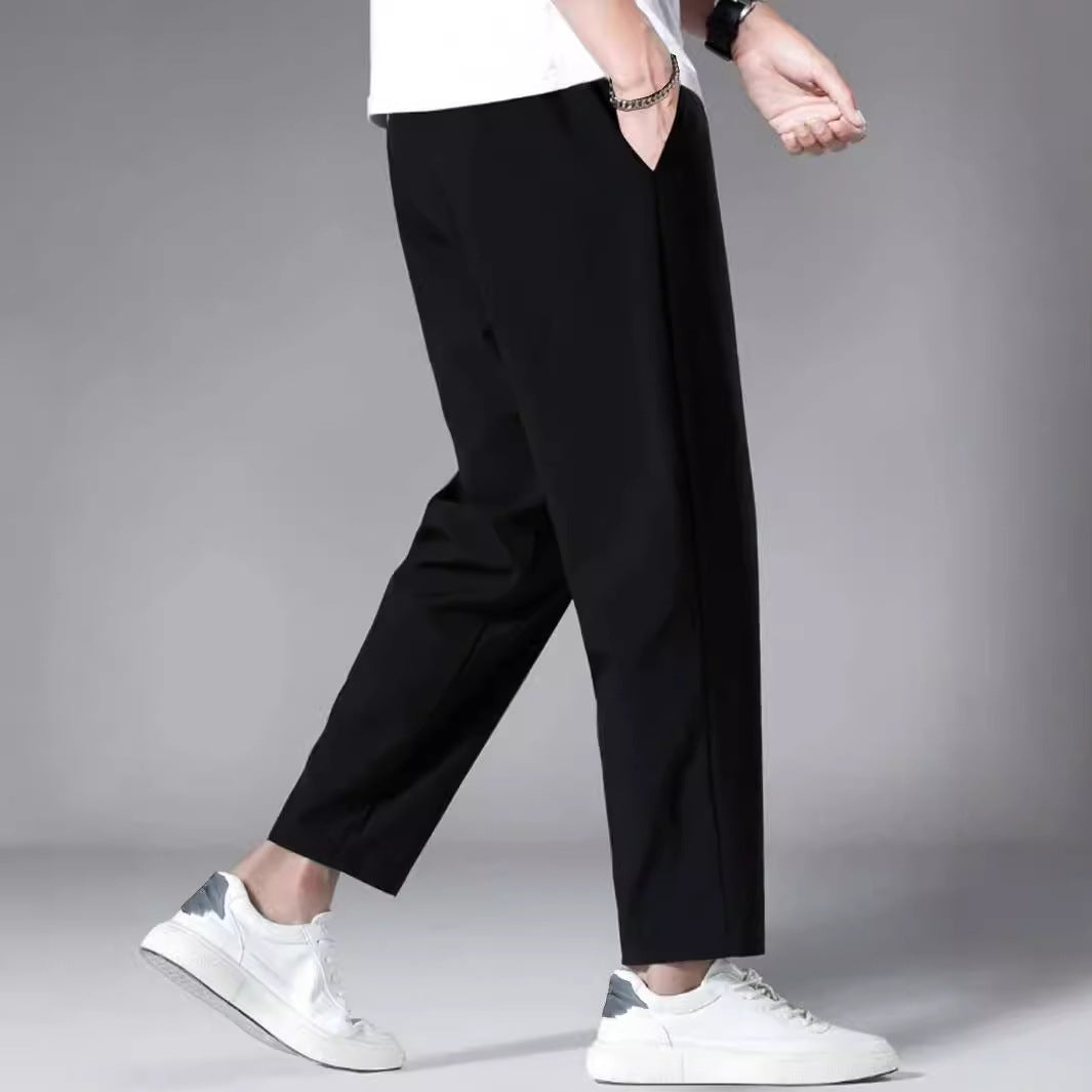 Herren elegante Relaxed-Fit Hose