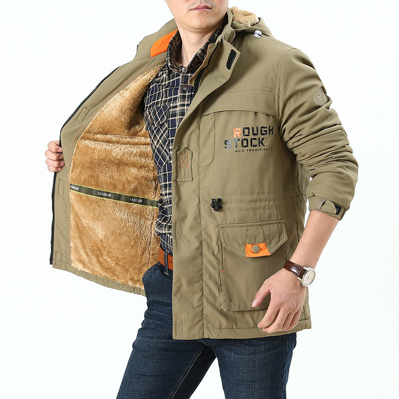 Herren Praktische Übergangsjacke mit mehreren Taschen Shop Nory