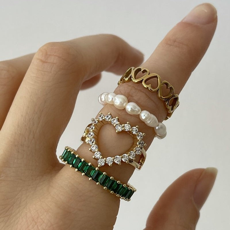 Damen Perlenring Shop Nory