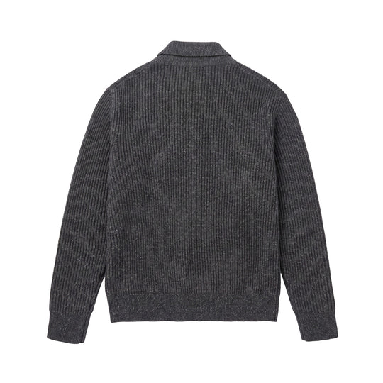Herren Strickpullover mit Polokragen und markanter Rippenstruktur Shop Nory