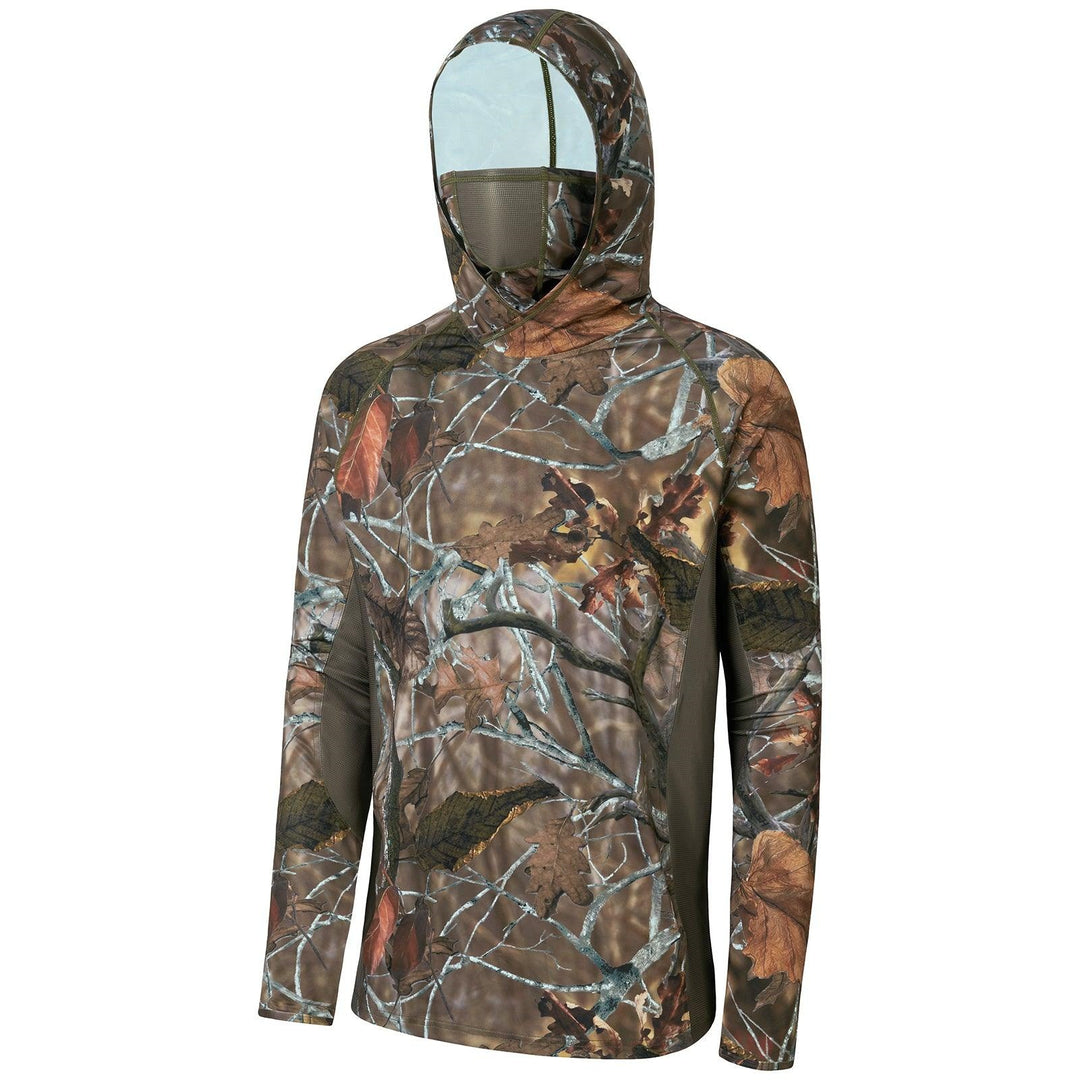 Herren Funktionales Kapuzenshirt mit UV-Schutz