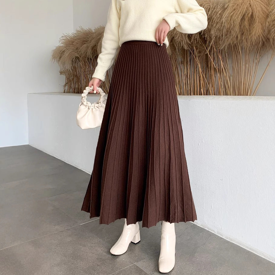 Damen Eleganter Plissee-Rock Shop Nory