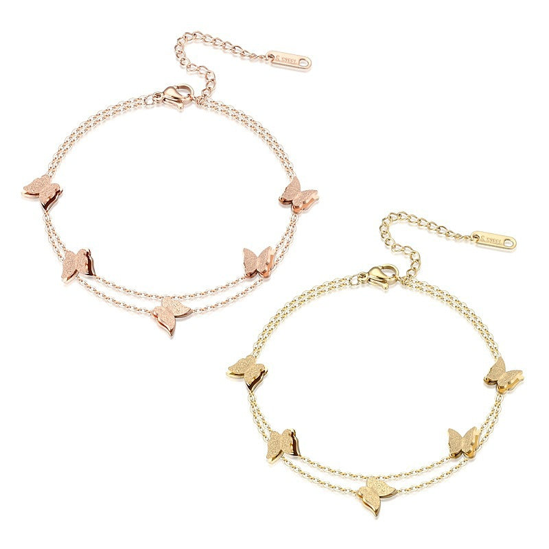 Damen Armreif mit funkelndem Schmetterlingsdesign Shop Nory