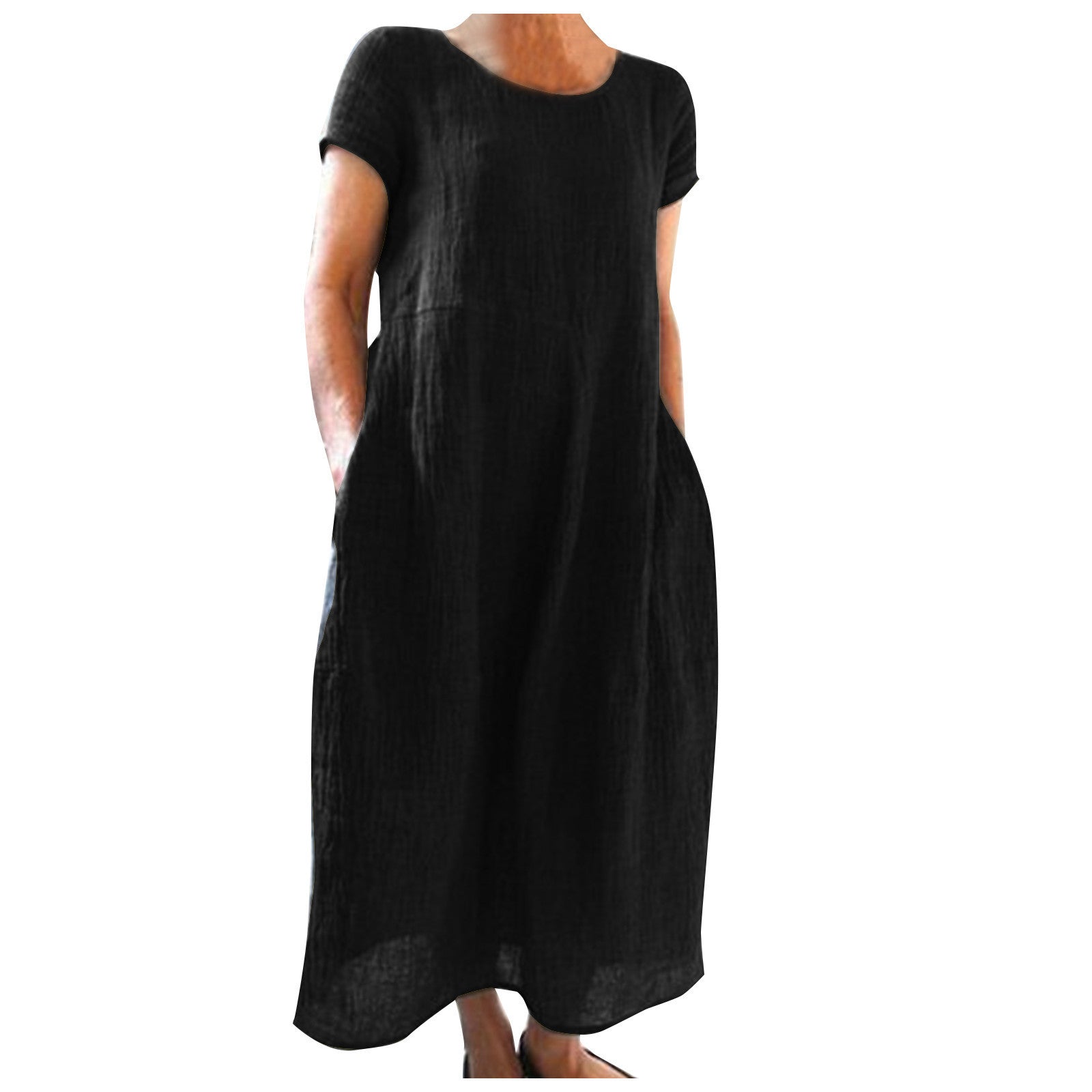 Damen Langarm Sommerkleid Shopnory