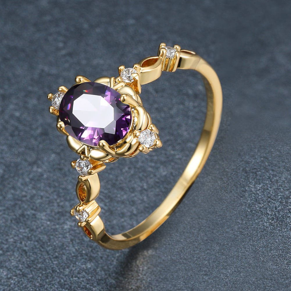 Damen Ring mit exquisitem Zirkonia-Einsatz und eleganter Fassung Shop Nory