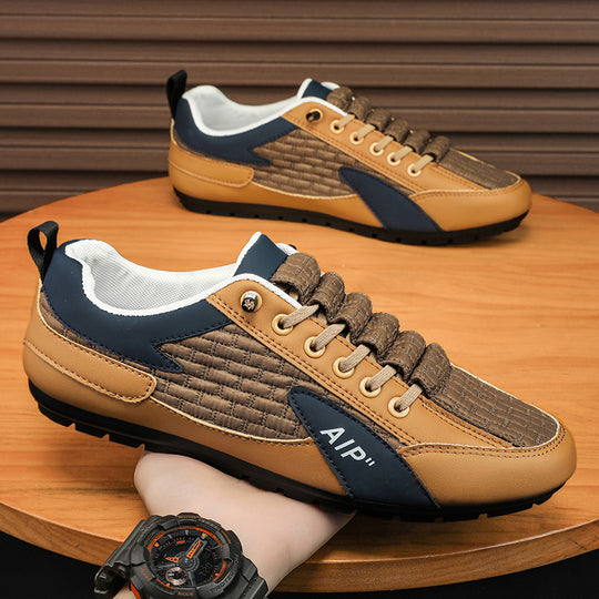 Herren Gewebter Low-Top Sneaker mit leichter Profilsohle und Panel-Details Shop Nory