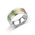 Herren Ring mit stylischem mehrfarbigem Glitzermuster Shop Nory