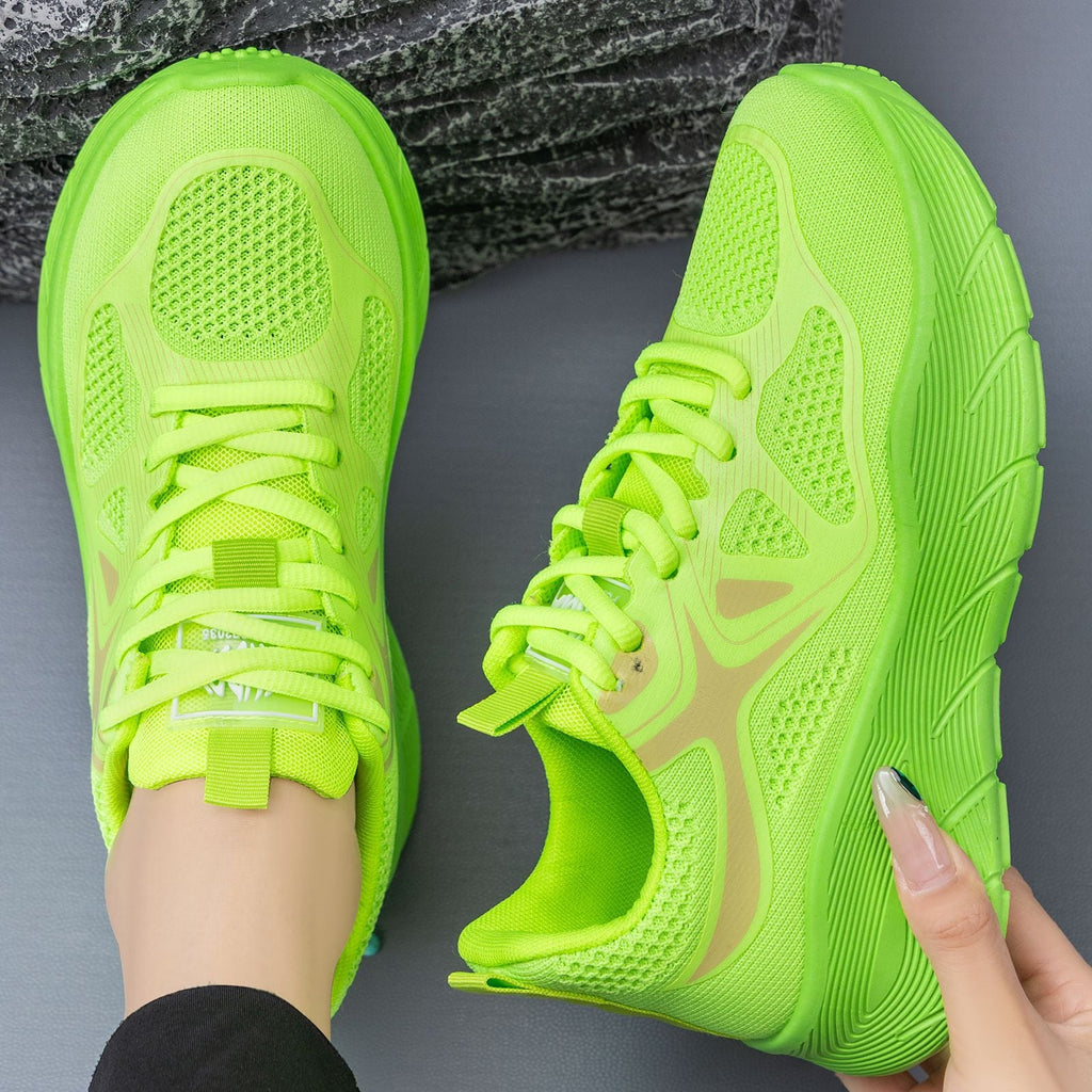 Damen Sportliche Laufschuhe mit atmungsaktivem Mesh-Obermaterial und gepolsterter Sohle
