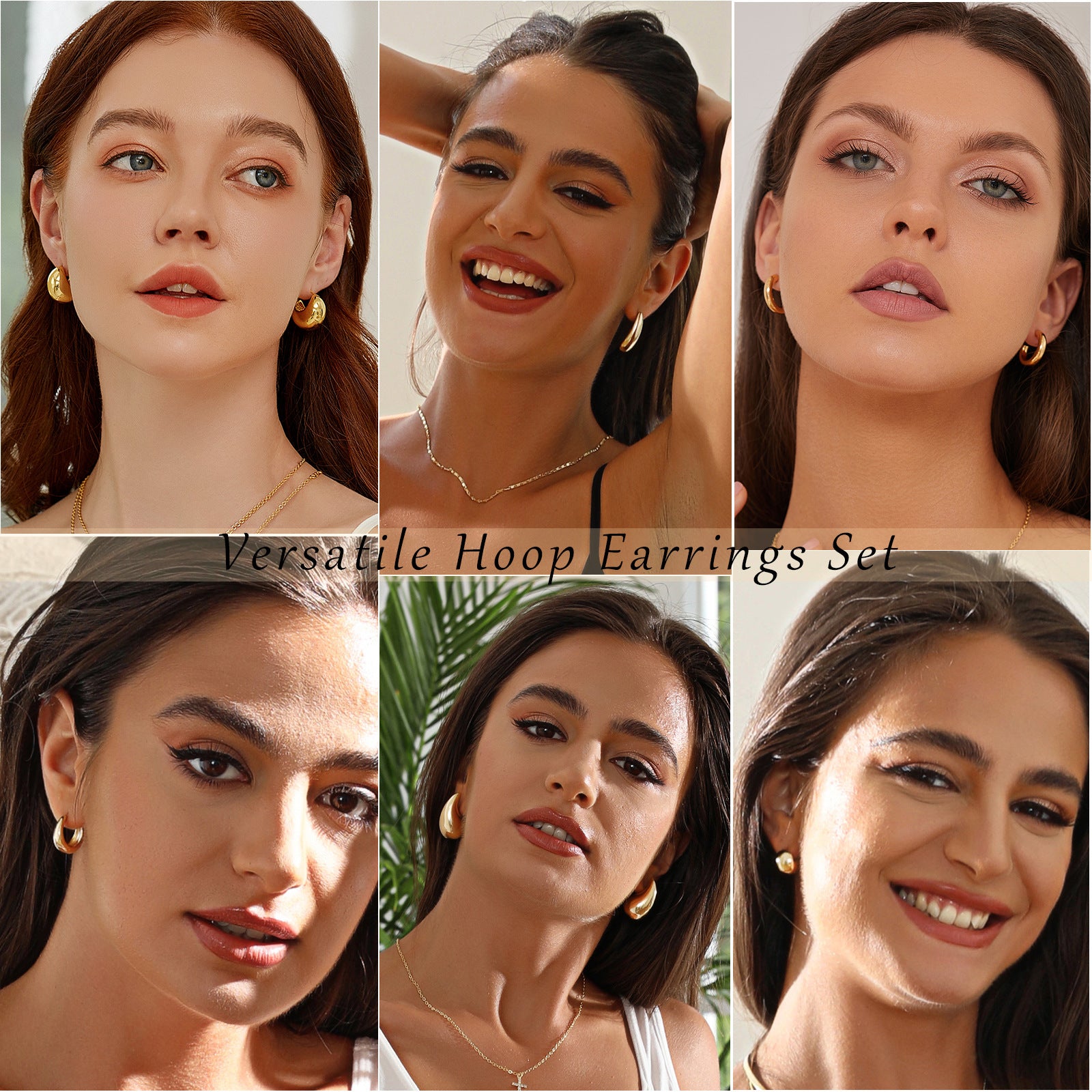 Damen Ohrringe Set mit eleganten und künstlerischen Designs Shop Nory
