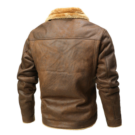 Herren Wildlederoptik Jacke Shop Nory