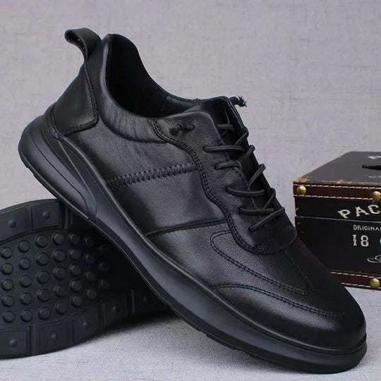 Herren Komfortable Leder Sneakers