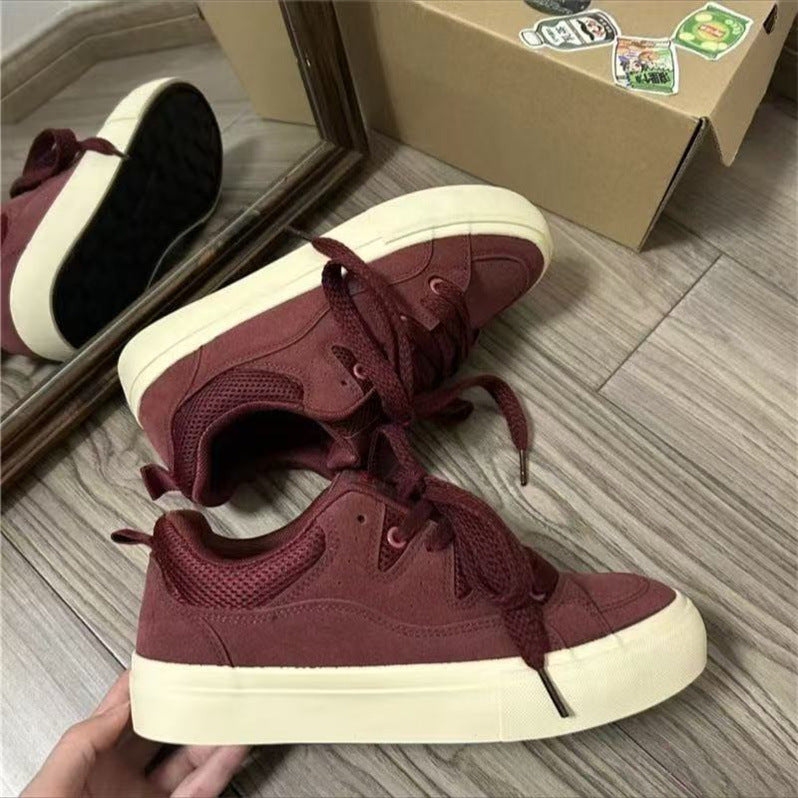 Damen Retro-Lifestyle-Sneaker mit atmungsaktivem Obermaterial und dämpfender Sohle