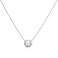 Damen Klassiker Solitaire Anhänger Halskette Shop Nory