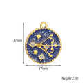 Damen Anhänger mit astrologischem Motiv und funkelnden Zirkonia Shop Nory