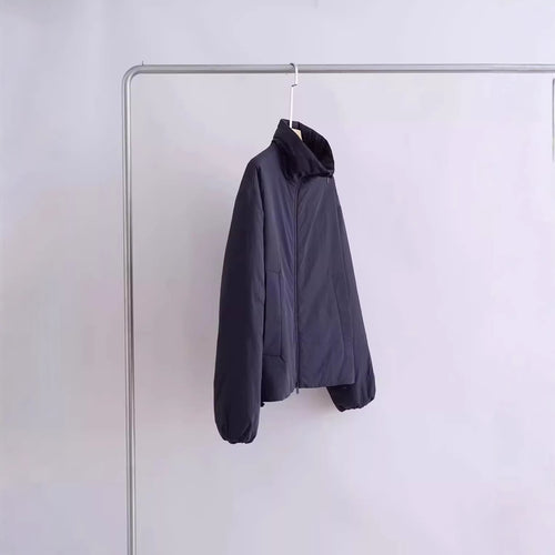 Damen Übergangsjacke mit hohem Kragen und seitlichen Taschen Shop Nory