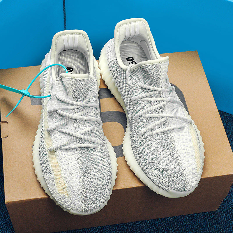 Damen Hochleistungs-Laufschuhe mit atmungsaktiver Strickoberfläche und rutschfester Sohle Shopnory