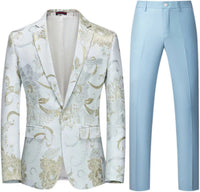 Weiß (Oberteil) + Aqua (Hose)