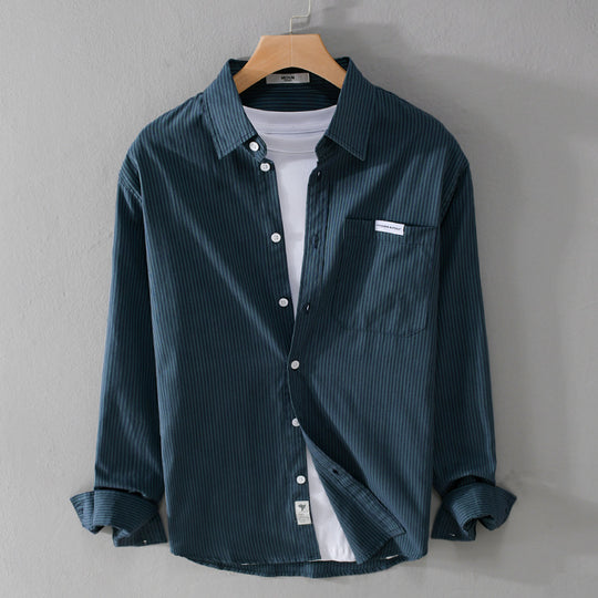 Herren Feines Cordhemd im Overshirt‑Stil mit Brusttasche, Relaxed Fit und feiner Wellenstruktur Shop Nory