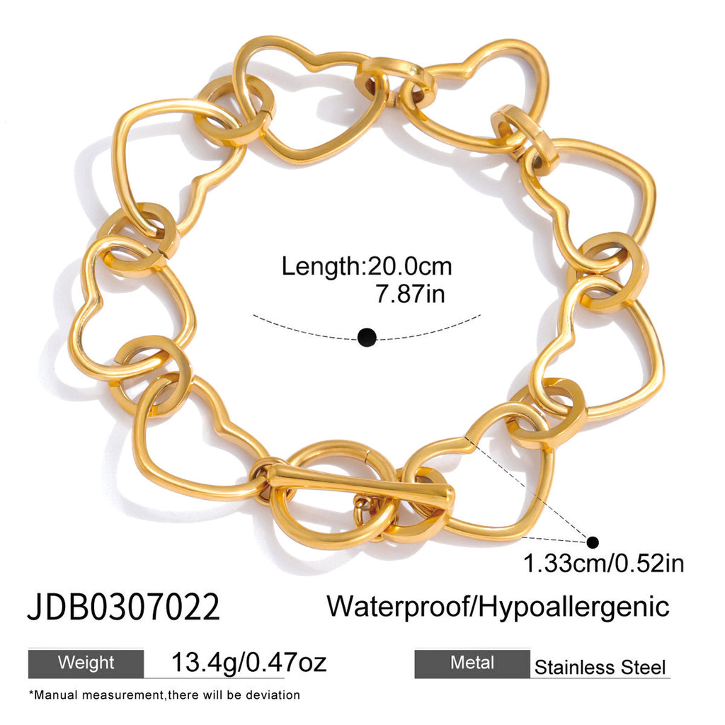 Damen Armband mit herzförmigem Design und hypoallergenen Eigenschaften Shop Nory