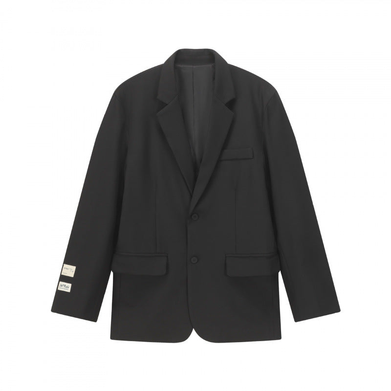 Unisex Kastenförmiges Oversize-Sakko mit Reverskragen und Pattentaschen Shop Nory
