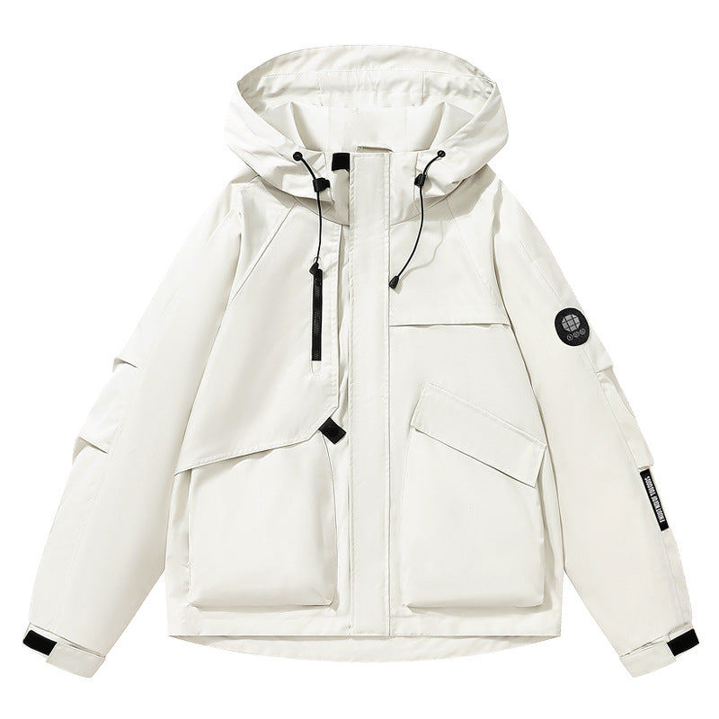 Damen Utility-Softshelljacke mit Kapuze, wasserabweisender Membran und Multifunktionstaschen Shop Nory