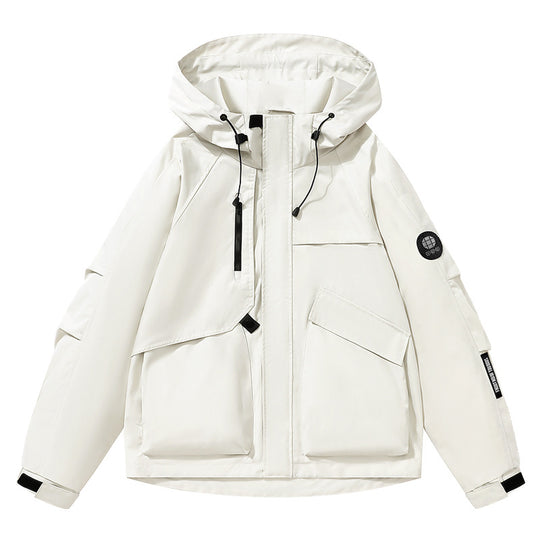 Damen Utility-Softshelljacke mit Kapuze, wasserabweisender Membran und Multifunktionstaschen Shop Nory