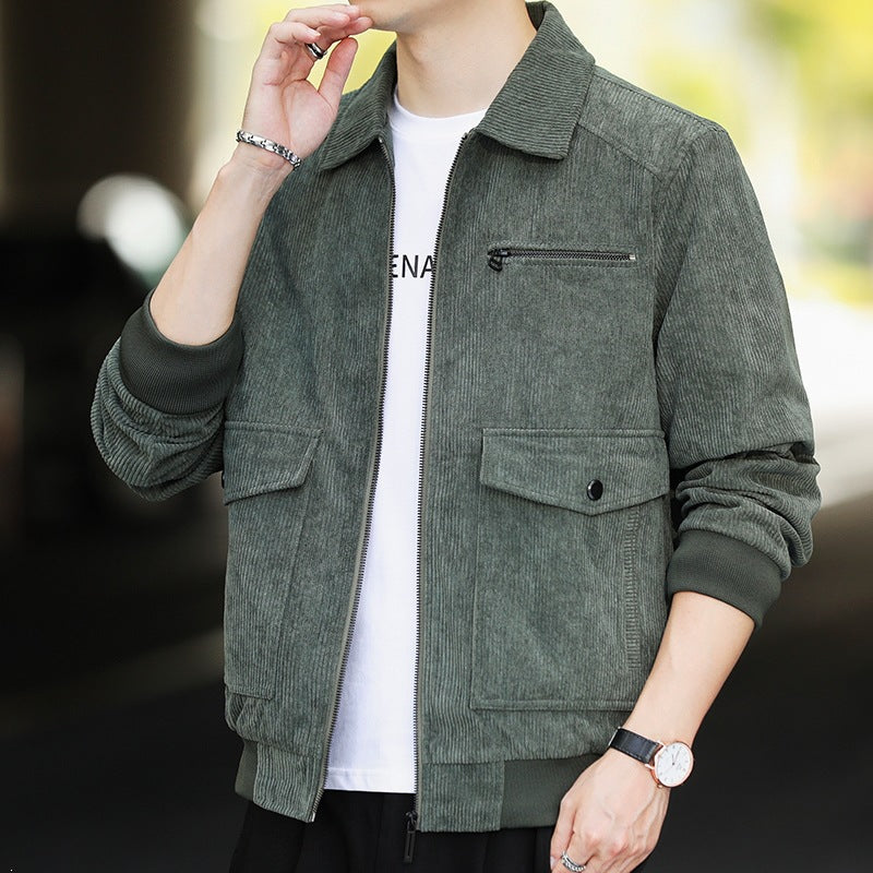 Herren Moderne Utilityjacke mit praktischen Taschen Shop Nory