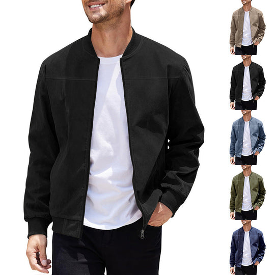 Herren stylische Bomberjacke mit sportlichem Schnitt