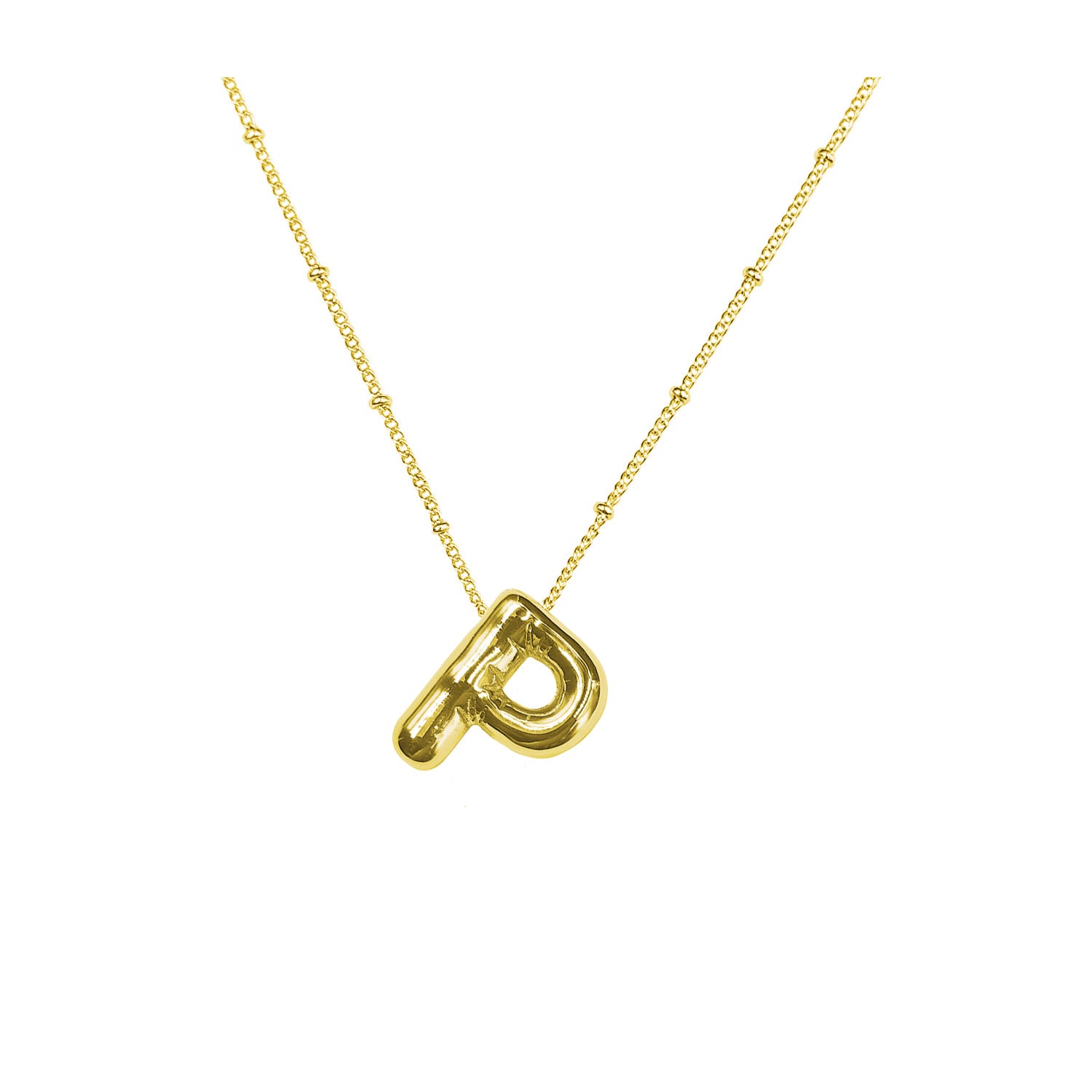 Damen Halskette mit geschwungenem Minimalisten-Anhänger und hochwertiger Gliederkette Shop Nory