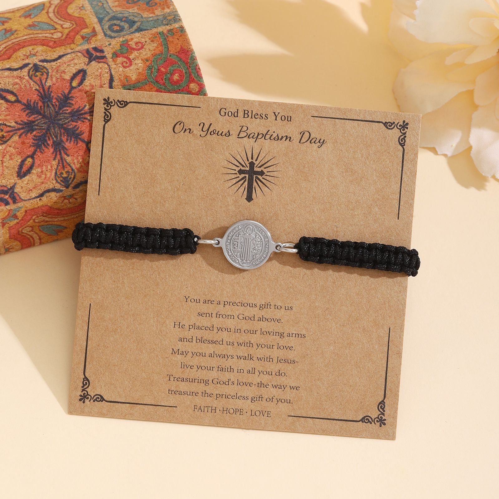 Damen Schutzamulett Armband mit verstellbarem Knoten Shop Nory