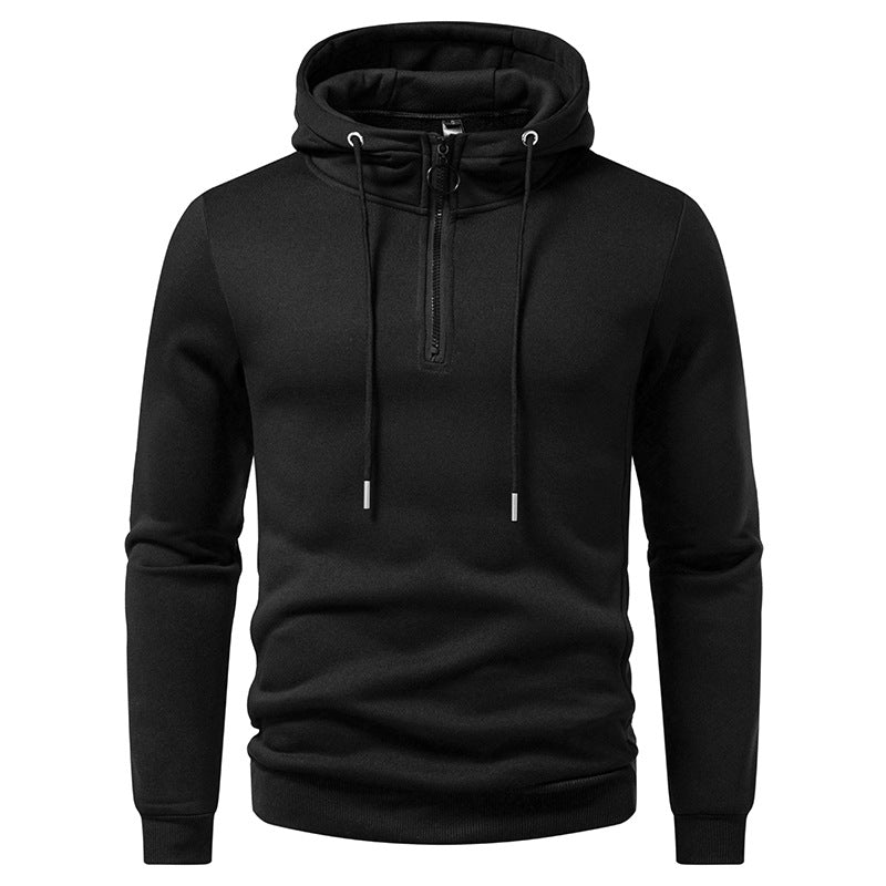 Herren Kapuzenpullover mit modernem Reißverschluss und atmungsaktivem Material Shopnory