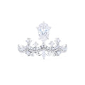 Damenring im eleganten Tiara-Stil mit funkelnden Kristallen Shop Nory