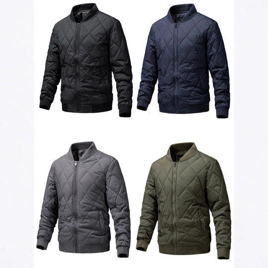Herren Stepp-Bomberjacke mit leichter Thermoisolierung und Rippbündchen Shop Nory
