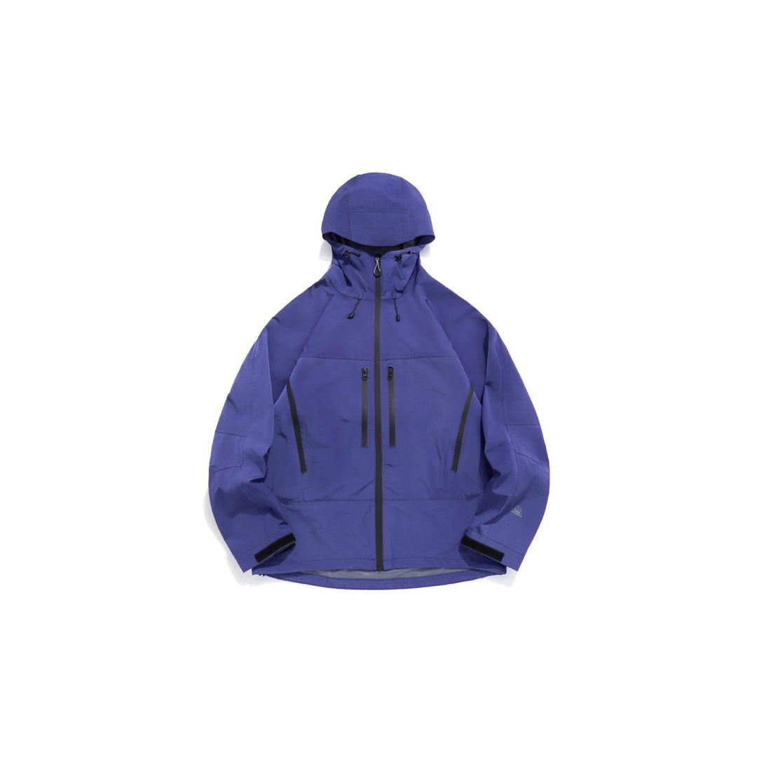 Unisex Technische Kapuzen-Outdoorjacke mit getapten Reißverschlüssen Shop Nory