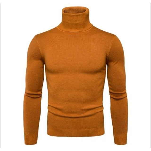Herren Rollkragenpullover aus feiner Merinowolle