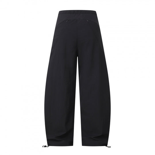 Damen Weite Cargo-Hose mit Tunnelzugbund, integriertem Webgürtel und verstellbaren Kordelabschlüssen Shop Nory