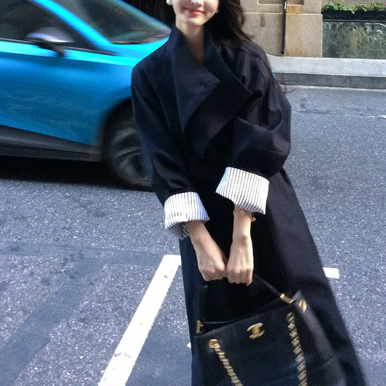 Damen Modische Übergröße Trenchcoat Shop Nory