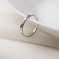 Damen Offener Schriftzug-Ring aus hochwertigem Edelstahl Shop Nory