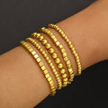 Damen Armband-Set mit stilvollen geometrischen und glänzenden Elementen Shop Nory