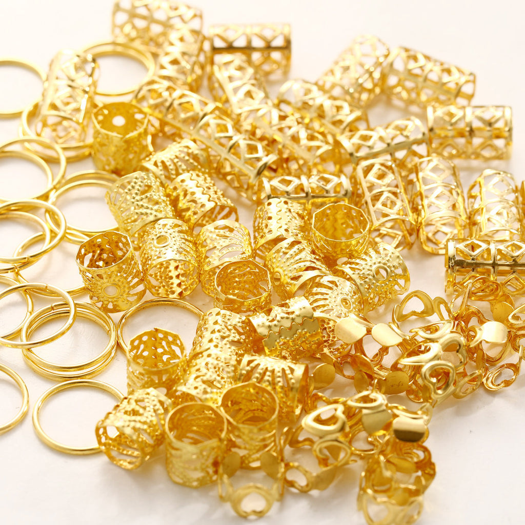 Damen Haaraccessoire Set mit goldenen dekorativen Haarschmuckelementen Shop Nory