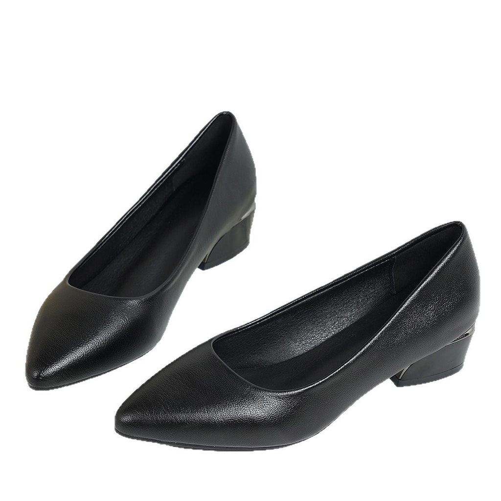 Damen elegante spitze Pumps mit komfortablem Blockabsatz Shopnory