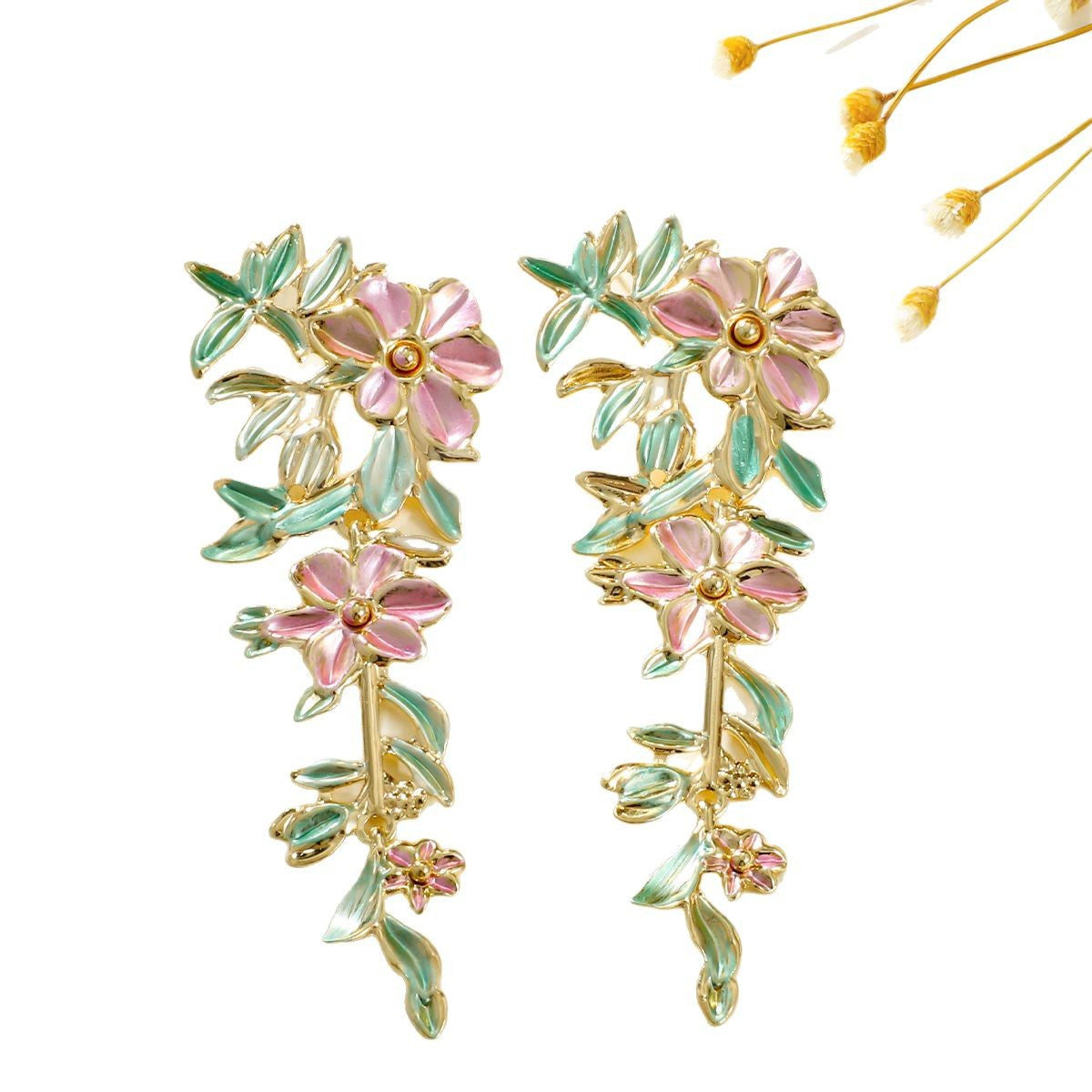 Damen Ohrringe im bezaubernden floralen Design Shop Nory